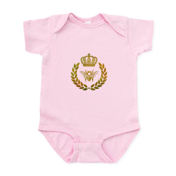 CafePress - THE FRENCH BEE Body Suit - Baby Light Bodysuit, Size Newborn - 24 Months
