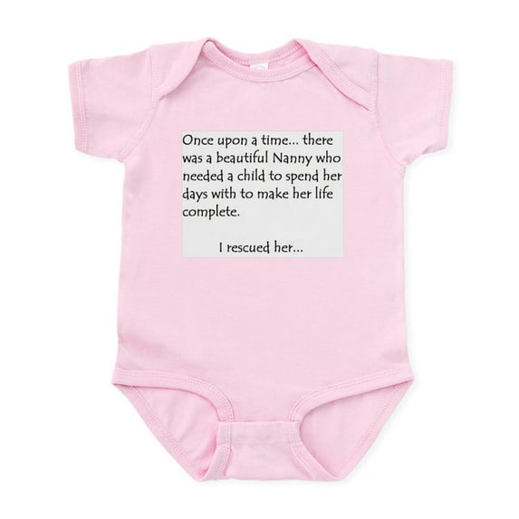 CafePress - THE STORY OF NANNY Infant Creeper - Baby Light Bodysuit, Size Newborn - 24 Months
