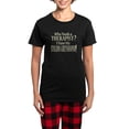 thumbnail image 1 of CafePress - THERAPIST Italian Greyhound Women's Dark Pajamas - Women's Short Sleeve Print T-Shirt and Pants Dark Cotton Pajama Set, 1 of 7