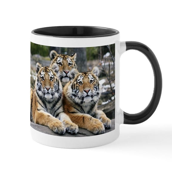 CafePress - TIGERS Mug - 11 oz Ceramic Mug - Novelty Coffee Tea Cup