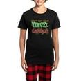 thumbnail image 1 of CafePress - TINSEL IN A TANGLE Women's Dark Pajamas - Women's Short Sleeve Print T-Shirt and Pants Dark Cotton Pajama Set, 1 of 7