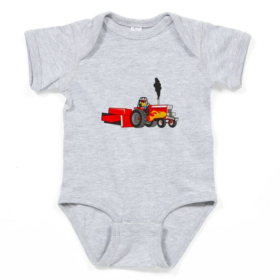 CafePress - TRACTOR PULL - Cute Infant Bodysuit Baby Romper - Size Newborn - 24 Months