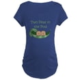 thumbnail image 1 of CafePress - TWO PEAS IN THE POD TWINS Maternity T Shirt - Maternity Dark T-Shirt, 1 of 3