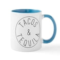 thumbnail image 1 of CafePress - Tacos And Tequila Circle - 11 oz Ceramic Mug - Novelty Coffee Tea Cup, 1 of 4