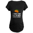 thumbnail image 1 of CafePress - Tacos Emotions Maternity T Shirt - Maternity Dark T-Shirt, 1 of 3