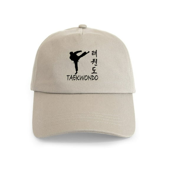 CafePress - Taekwondo Cap - Adjustable 100% Brushed Unisex Casual Cotton Baseball Cap, Beige, 1