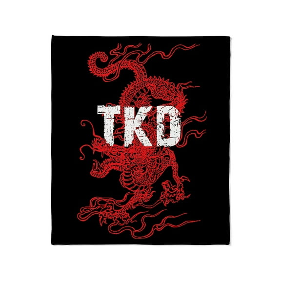CafePress - Taekwondo Dragon Throw Blanket - Soft Fleece Throw Blanket, 50"x60" for All Ages