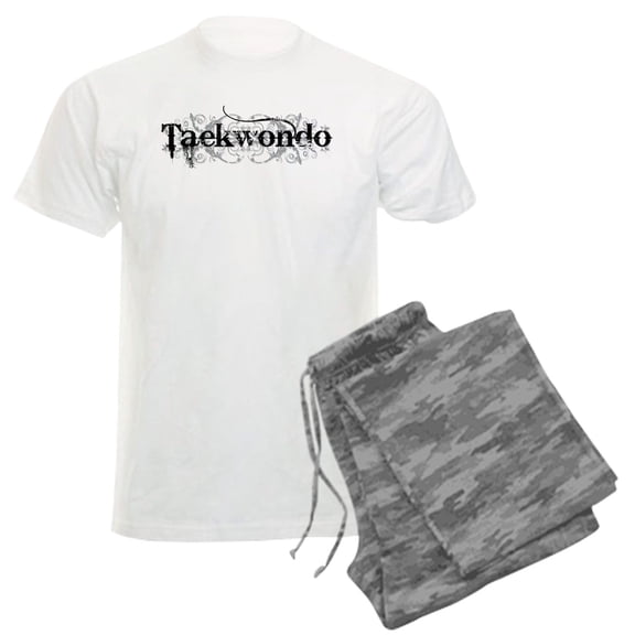CafePress - Taekwondo Men's Light Pajamas - Men's Light Loose Fit Cotton Pajama Set