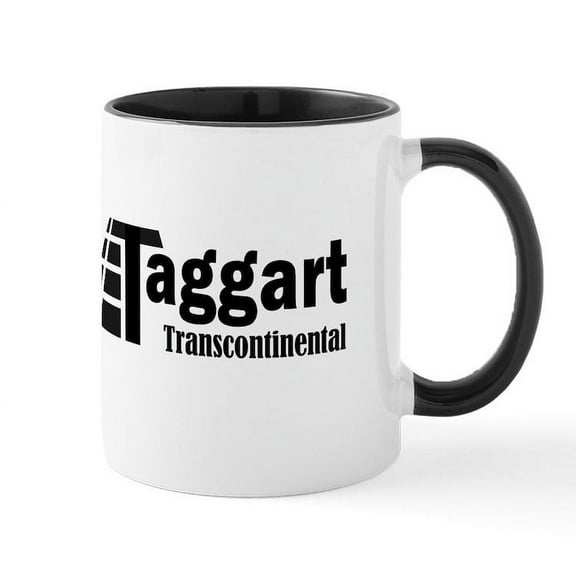 CafePress - Taggart Transcontinental Blac Mug - 11 oz Ceramic Mug - Novelty Coffee Tea Cup