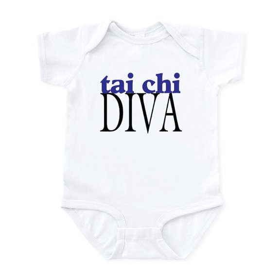 CafePress - Tai Chi Diva Infant Bodysuit - Baby Light Bodysuit, Size Newborn - 24 Months