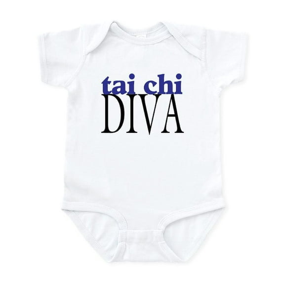 CafePress - Tai Chi Diva Infant Bodysuit - Baby Light Bodysuit, Size Newborn - 24 Months