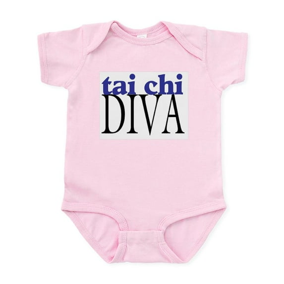 CafePress - Tai Chi Diva Infant Bodysuit - Baby Light Bodysuit, Size Newborn - 24 Months