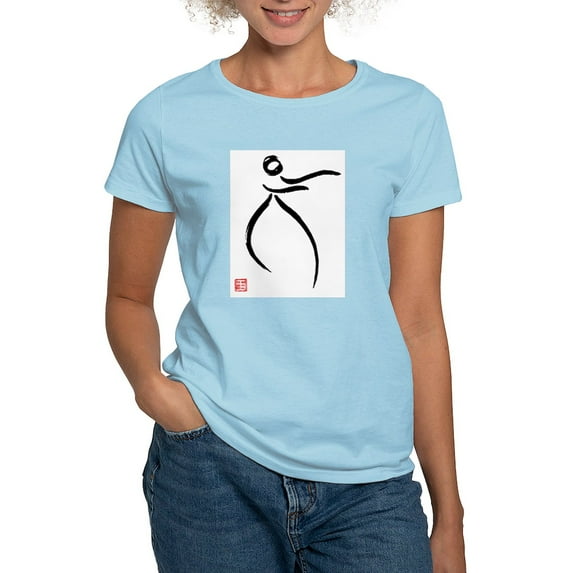 CafePress - Tai Chi Raise Hands Women's Light T Shirt - Women's Classic T-Shirt