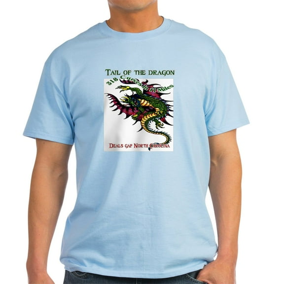 CafePress - Tail Of The Dragon Light T Shirt - Men's Classic Graphic T-Shirt