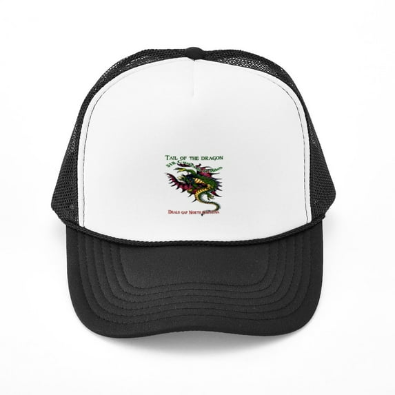 CafePress - Tail Of The Dragon - Adjustable Unisex Printed Trucker Hat with Mesh Back
