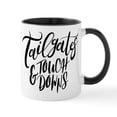 thumbnail image 1 of CafePress - Tailgates And Touchdowns - 11 oz Ceramic Mug - Novelty Coffee Tea Cup, 1 of 4