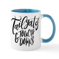 thumbnail image 1 of CafePress - Tailgates And Touchdowns - 11 oz Ceramic Mug - Novelty Coffee Tea Cup, 1 of 4