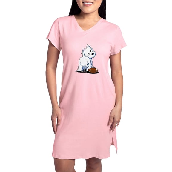 CafePress - Tailgating Westie - Women's Nightshirt