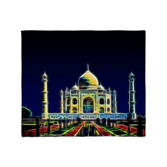 CafePress - Taj Mahal, Agra, India Throw Blanket - Soft Fleece Throw Blanket, 50"x60" for All Ages
