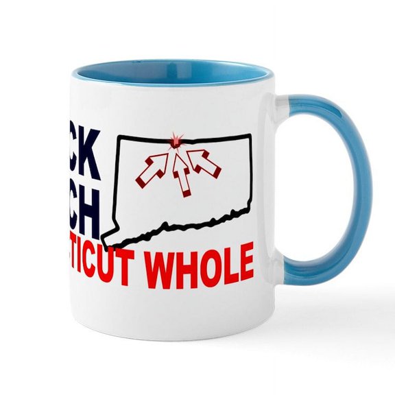 CafePress - Take Back The Notch Large Mugs - 11 oz Ceramic Mug - Novelty Coffee Tea Cup