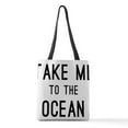 thumbnail image 1 of CafePress - Take Me To The Ocean - Polyester Tote Bag 16"x16", 1 of 5