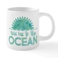 thumbnail image 1 of CafePress - Take Me To The Ocean Print - 20 Ounce Ceramic Mega Mug, 1 of 3