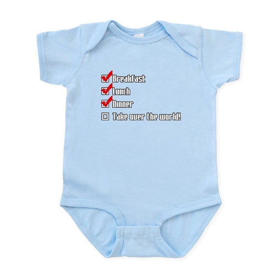 CafePress - Taking Over The World Infant Bodysuit - Baby Light Bodysuit, Size Newborn - 24 Months