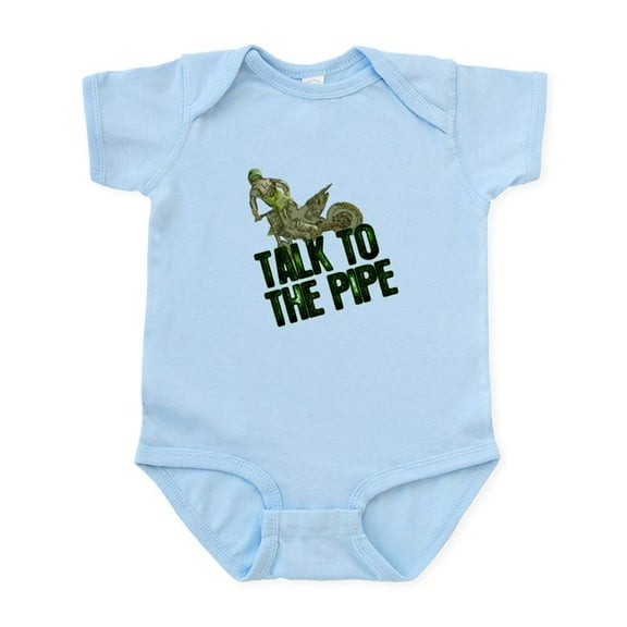 CafePress - Talk To The Pipe Infant Bodysuit - Baby Light Bodysuit, Size Newborn - 24 Months