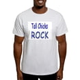 thumbnail image 1 of CafePress - Tall Chicks Rock Light T Shirt - Men's Classic Cotton T-Shirts, 1 of 3