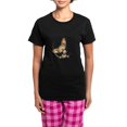thumbnail image 1 of CafePress - Tan Chihuahua IAAM Women's Light Pajamas - Women's Short Sleeve Print T-Shirt and Pants Dark Cotton Pajama Set, 1 of 7