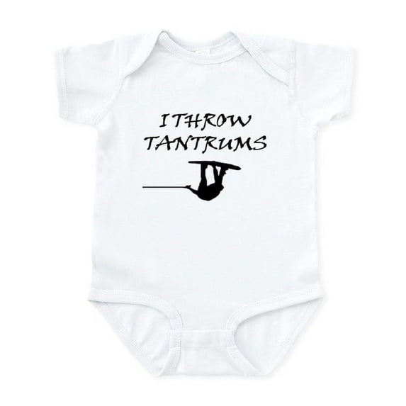 CafePress - Tantrums Body Suit - Baby Light Bodysuit, Size Newborn - 24 Months