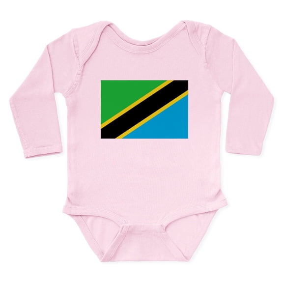 CafePress - Tanzania Flag Body Suit - Long Sleeve Cotton Baby Bodysuit