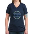 thumbnail image 1 of CafePress - Tap Dancing Sparkles Women's V Neck Dark T Shirt - Women's V-Neck Dark T-Shirt, 1 of 1
