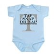 thumbnail image 1 of CafePress - Tap Snap Or Nap 1 Infant Bodysuit - Baby Light Bodysuit, Size Newborn - 24 Months, 1 of 4