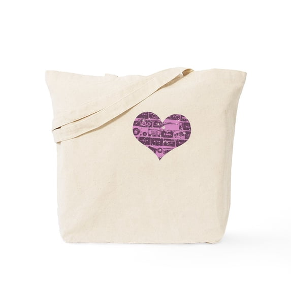 CafePress - Tape Love Tote Bag - Unisex Canvas Tote Bag, Beige, 1-Piece