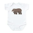 thumbnail image 1 of CafePress - Tapir Family A Infant Bodysuit - Baby Light Bodysuit, Size Newborn - 24 Months, 1 of 4