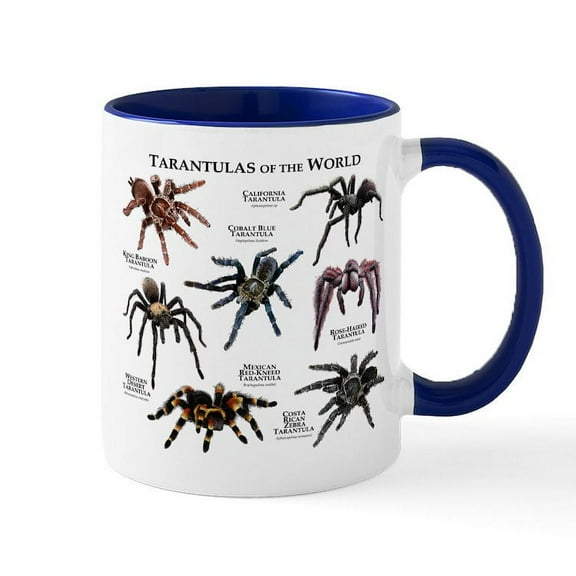 CafePress - Tarantulas Of The World Mug - 11 oz Ceramic Mug - Novelty Coffee Tea Cup