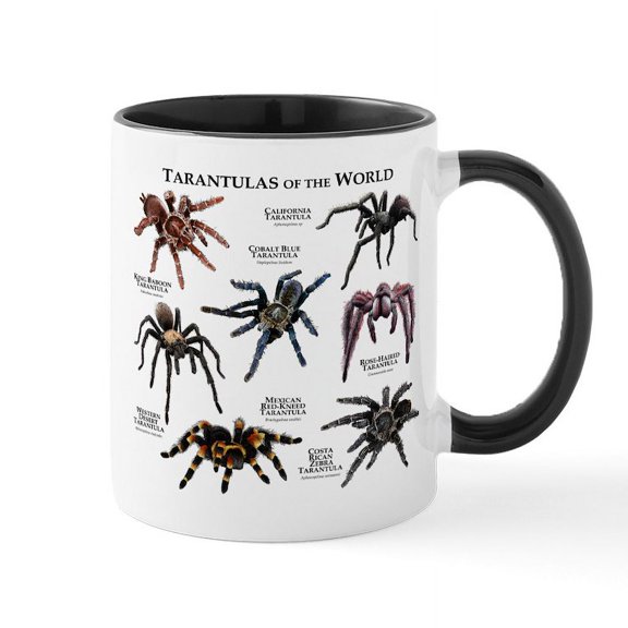 CafePress - Tarantulas Of The World Mug - 11 oz Ceramic Mug - Novelty Coffee Tea Cup