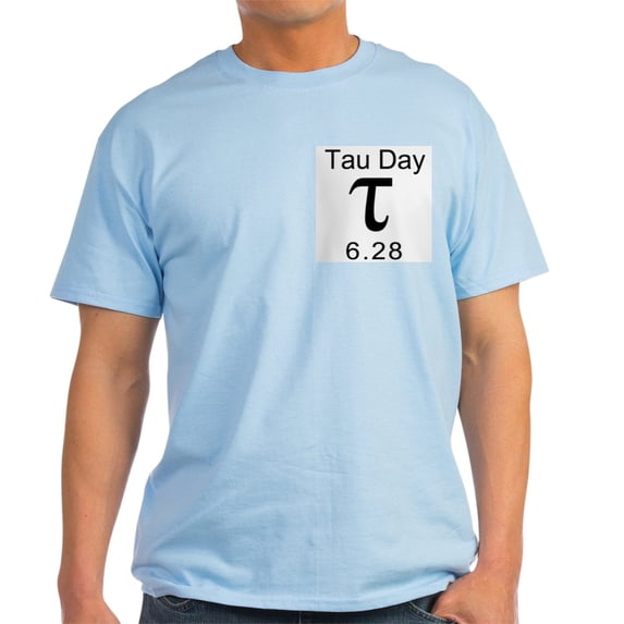 CafePress - Tau Day White T Shirt - Men's Classic Graphic T-Shirt