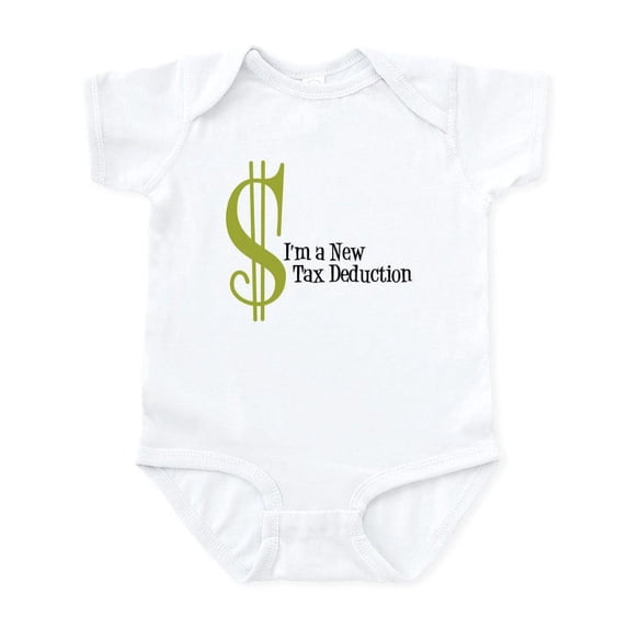 CafePress - Tax Baby Baby One Piece - Baby Light Bodysuit, Size Newborn - 24 Months