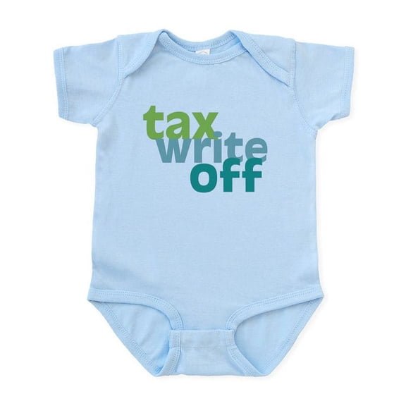 CafePress - Tax Write Off Infant Bodysuit - Baby Light Bodysuit, Size Newborn - 24 Months