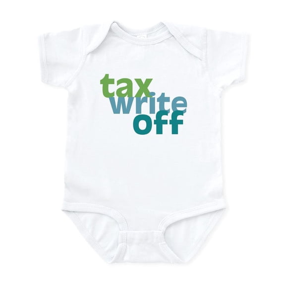 CafePress - Tax Write Off Infant Bodysuit - Baby Light Bodysuit, Size Newborn - 24 Months