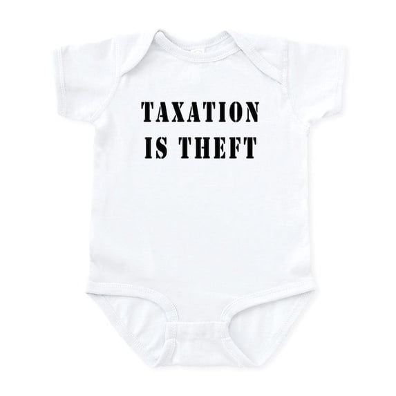 CafePress - Taxation Is Theft Infant Bodysuit - Baby Light Bodysuit, Size Newborn - 24 Months