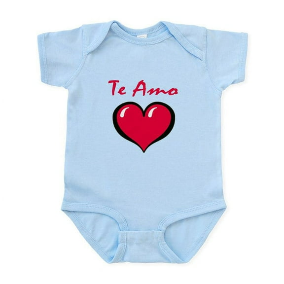 CafePress - Te Amo Infant Bodysuit - Baby Light Bodysuit, Size Newborn - 24 Months