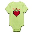 thumbnail image 1 of CafePress - Te Amo Infant Bodysuit - Baby Light Bodysuit, 1 of 1