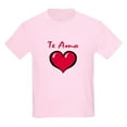 thumbnail image 1 of CafePress - Te Amo Kids Light T Shirt - Light T-Shirt Kids XS-XL, 1 of 4