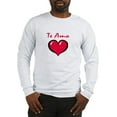 thumbnail image 1 of CafePress - Te Amo Long Sleeve T Shirt - Unisex Cotton Long Sleeve T-Shirt, 1 of 4