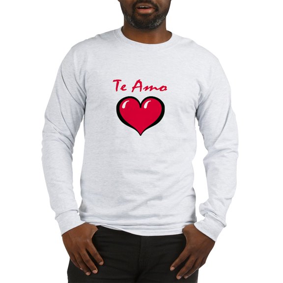 CafePress - Te Amo Long Sleeve T Shirt - Unisex Cotton Long Sleeve T-Shirt