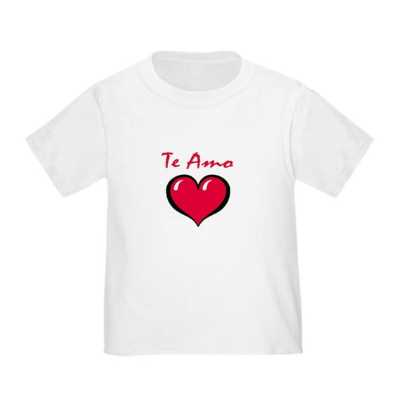 CafePress - Te Amo Toddler T Shirt - Cute Toddler T-Shirt, 100% Cotton