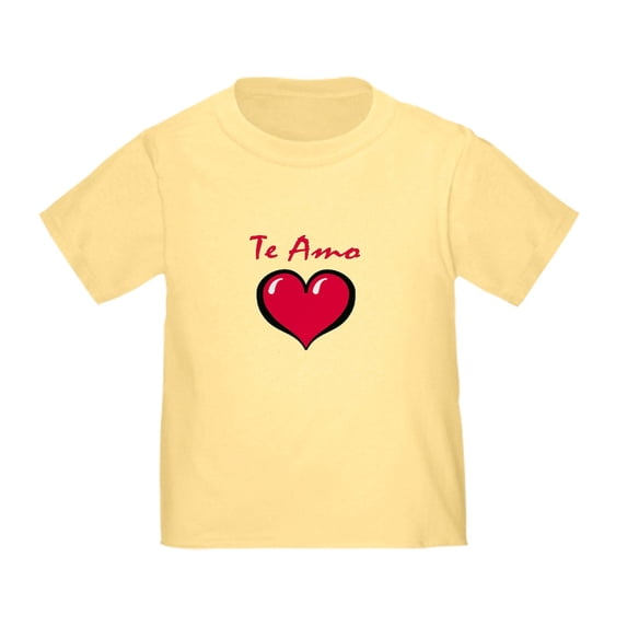 CafePress - Te Amo Toddler T Shirt - Cute Toddler T-Shirt, 100% Cotton